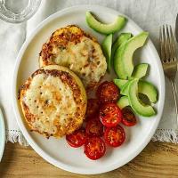 Eggy cheese crumpets image