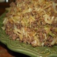 STIR-FRY CABBAGE WITH GROUND BEEF_image