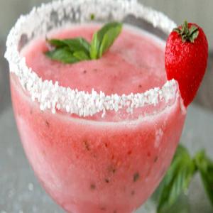 Strawberry Basil Margaritas image