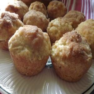 Baked Raw Apple Donut Muffins image