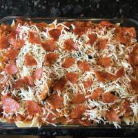 Pizza Pasta Bake with Sausage_image