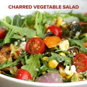 Charred Summer Vegetable Salad Recipe by Tasty image