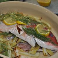 Red Snapper with Fennel and Garlic_image