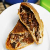 Beef Bacon Barbecue Pizza Pockets image