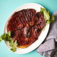 Molasses-Glazed Ham Steak image
