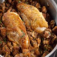 Baked Chicken with Ciabatta Dressing_image
