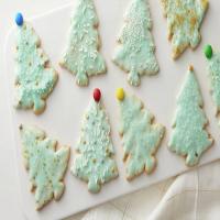 Retro Tinsel Christmas Tree Cookies image