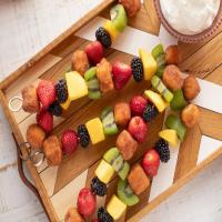 Sweet Breakfast Kabobs with Honey-Yogurt Dipping Sauce image
