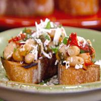 Bruschetta with White Beans, Sun-dried Tomatoes and Basil image