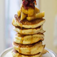 Bourbon, Apple and Bacon Pancakes_image