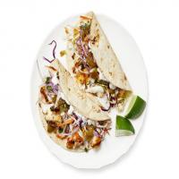 Grilled Fish Tacos with Lime Slaw image