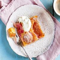 Rhubarb, marzipan & citrus cake_image