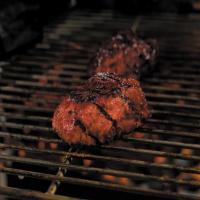 Double Smoky Ribs with Bacon-Bourbon BBQ Sauce image