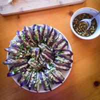 Keto Eggplant Burgers Recipe (Chinese Qiezi He)_image