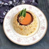 Rosemary Chicken Rice Recipe With Spicy Tomato Garlic Sauce_image