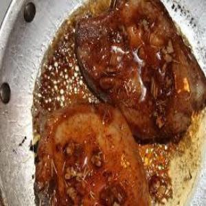 Maple-glazed pork chops._image