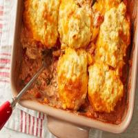 King Ranch Chicken Pot Pie with Cheddar-Cornmeal Biscuit Crust_image