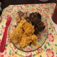 Gatorbek's Cuban Pork, Black Beans, and Yellow Rice image