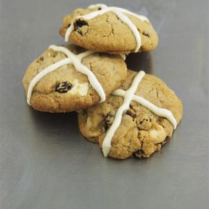 Hot cross cookies image