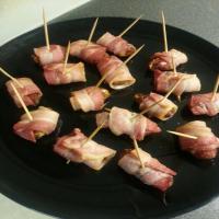 Bacon Wrapped Dates With Almonds image