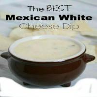White cheese dip like you get at the Mexican restaurant, Finally!_image