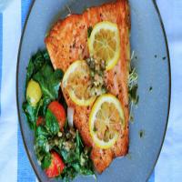 Pan Seared Salmon With White Wine Butter Sauce Recipe by Tasty image