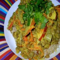 Curried Lentils with Yogurt_image