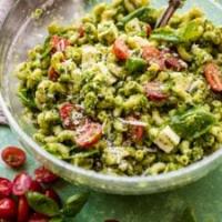 Kale Pesto Mozzarella Pasta Salad_image