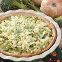 Caramelized Onion Broccoli Quiche_image