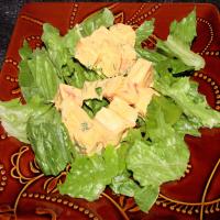 Green Salad With Imitation Crabmeat_image