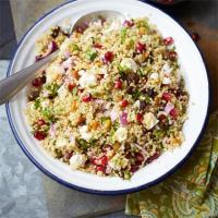 Herby quinoa, feta & pomegranate salad image