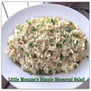 Little Momma's Simple Macaroni Salad_image