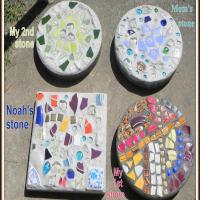 Mosaic Stepping Stones image