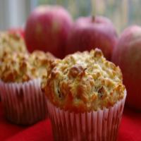 Oatmeal Apple Nut Muffins image