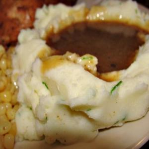 Cream Cheese and Chive Mashed Potatoes (Low-Fat)_image