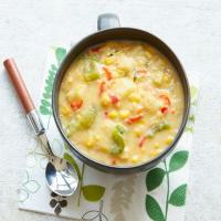 Corn & split pea chowder image