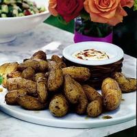 Roasted new potatoes with chilli crème fraîche_image