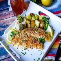 Almond Crusted Tilapia for Two image