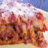 I Hate Ricotta Lasagna W/Meat Sauce and 3 Cheeses_image