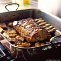 Pork Roast with Lady Apples and Seckel Pears image