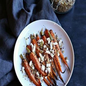 Roasted Carrots with Feta and Dukkah_image