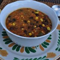 Black Bean Vegetable Soup_image
