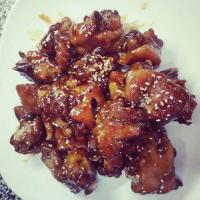 Homemade General Tso Chicken Chunks_image