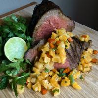 Oven-Roasted Tri-Tip with Apricot and Pineapple Salsa image