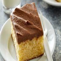 Yellow Cake with Chocolate Butter Frosting_image