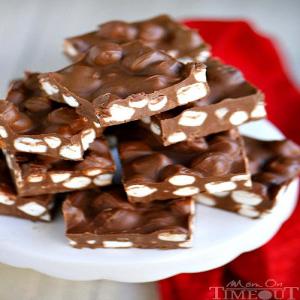 Chocolate Peanut Butter Butterscotch Marshmallow Bars_image