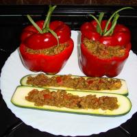 Spiced Ground Beef. for Stuffing Vegetables_image