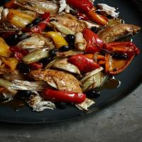 Italian Roast Chicken With Peppers and Olives_image