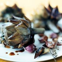 Artichokes Braised with Garlic and Thyme image
