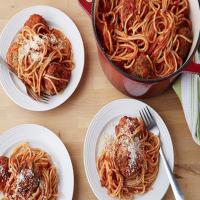 Spicy Turkey Meatballs and Spaghetti_image